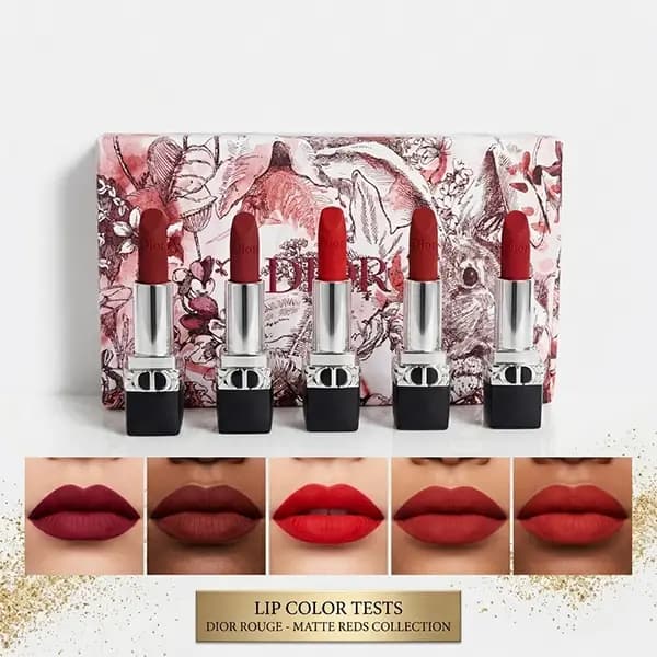 ست رژ لب لوکس دیور Rouge Dior Limited Edition Set — تصویر ۲