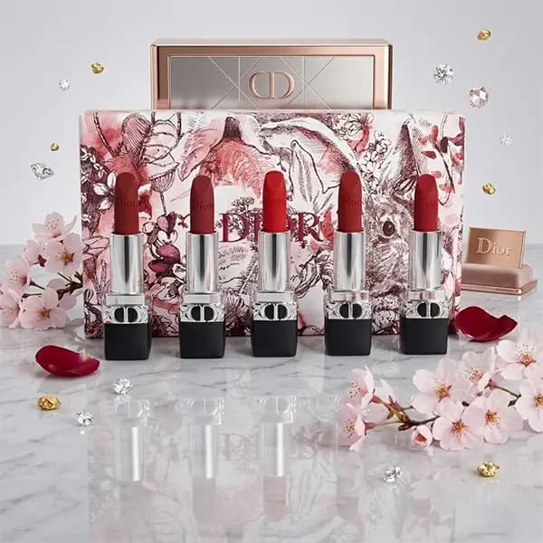 ست رژ لب لوکس دیور Rouge Dior Limited Edition Set — تصویر ۳