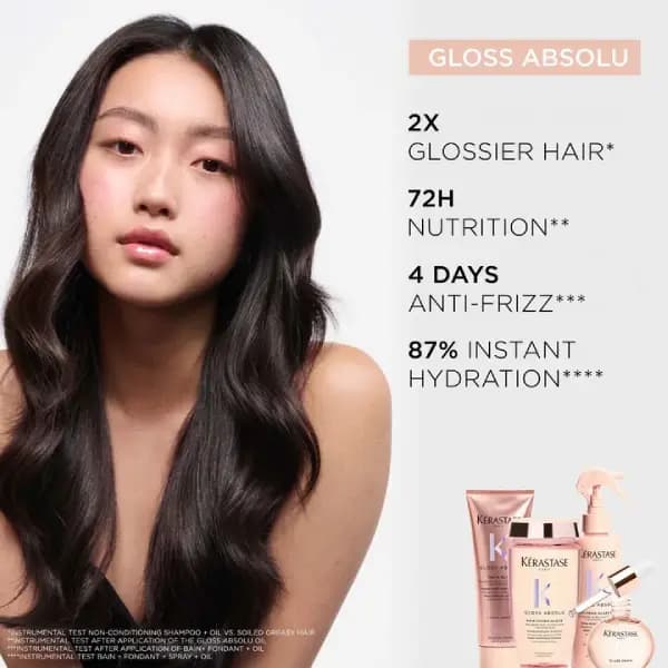 سرم روغنی براق‌کننده مو کراستاس مدل Gloss Absolu Glaze Drops Oil-In-Serum — تصویر ۳