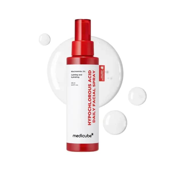 اسپری صورت هیپوکلروس اسید مدیکیوب Hypochlorous Acid Daily Facial Spray — تصویر ۳