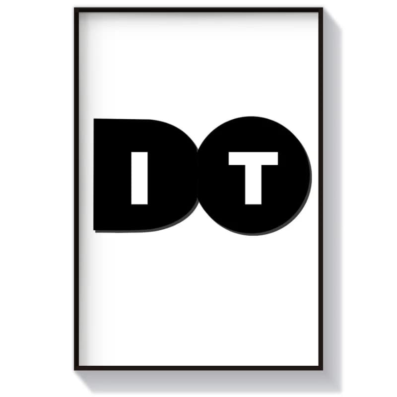 تابلو متن طرح Do It