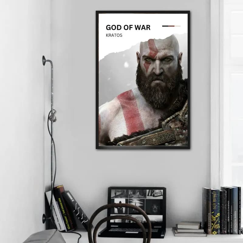 تابلو گیمینگ طرح بازی God Of War — تصویر ۲