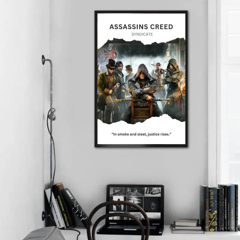 تابلو گیمینگ طرح بازی Assassins Creed Syndicate — تصویر ۲