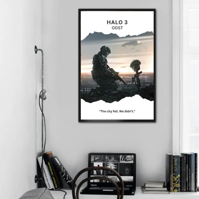 تابلو گیمینگ طرح بازی Halo 3 ODST — تصویر ۲