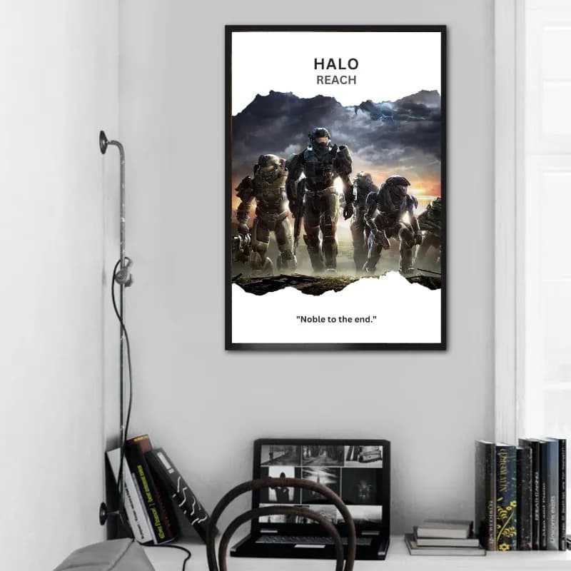 تابلو گیمینگ طرح بازی Halo Reach — تصویر ۲