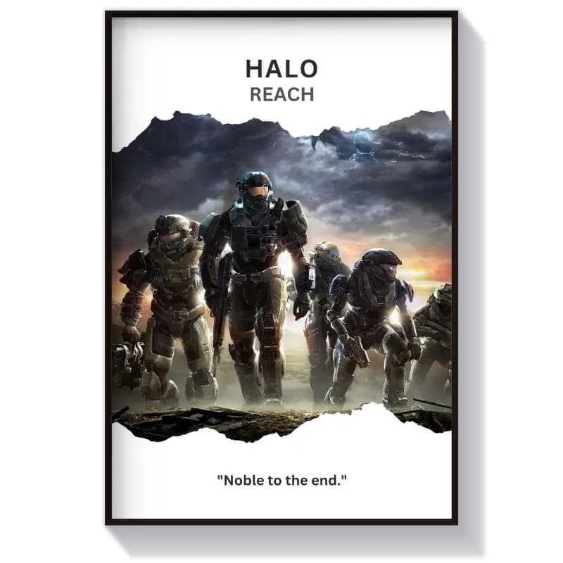 تابلو گیمینگ طرح بازی Halo Reach