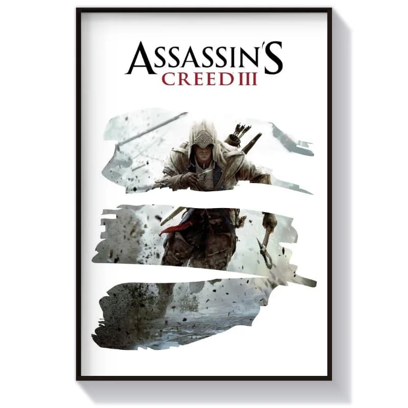 تابلو گیمینگ طرح بازی Assassin’s Creed 3