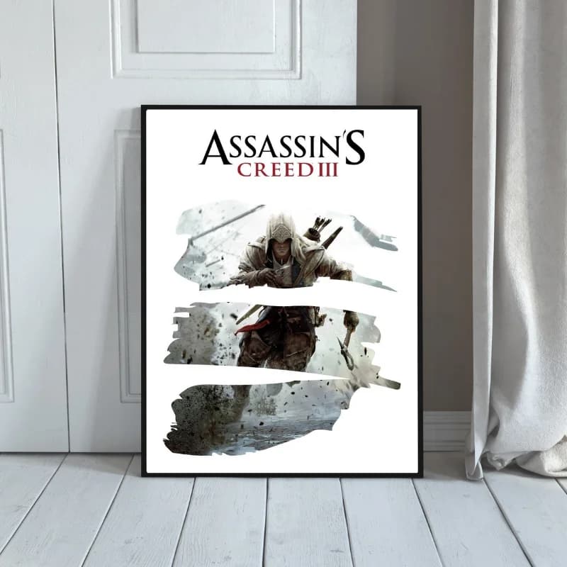 تابلو گیمینگ طرح بازی Assassin’s Creed 3 — تصویر ۴