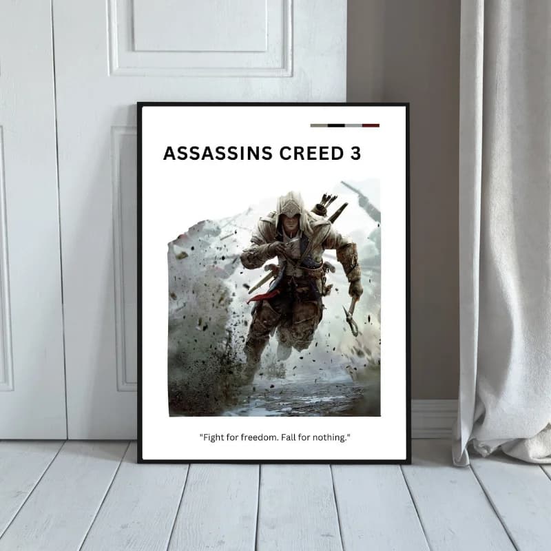تابلو گیمینگ طرح بازی Assassin’s Creed 3 — تصویر ۵