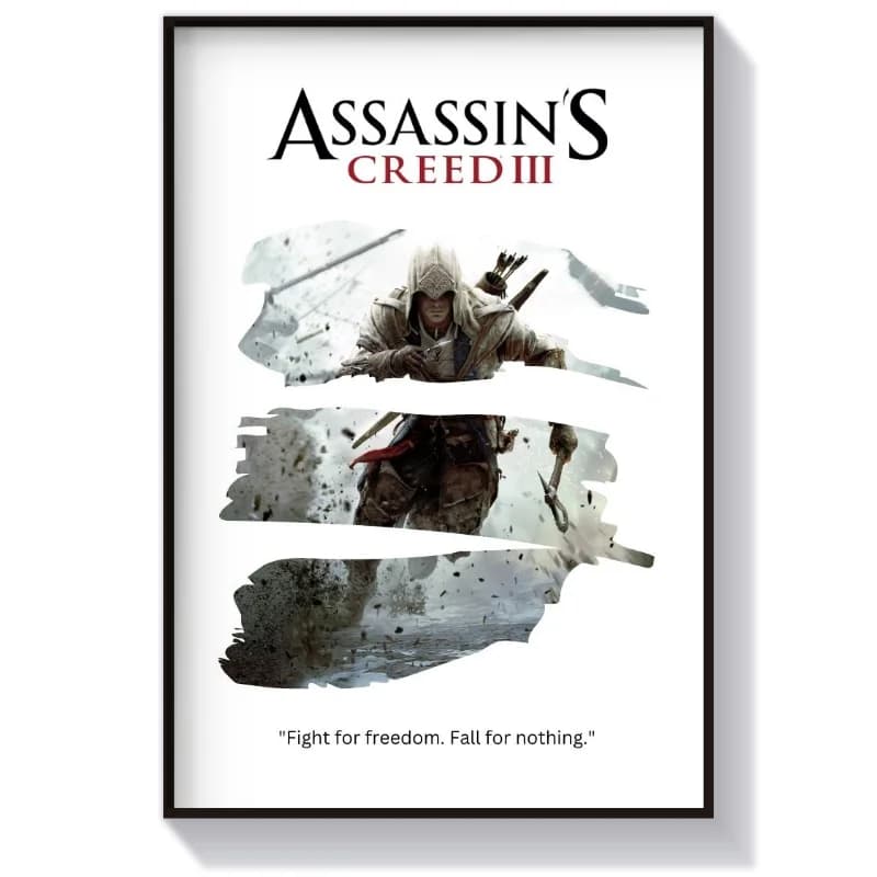 تابلو گیمینگ طرح بازی Assassin’s Creed 3 — تصویر ۷