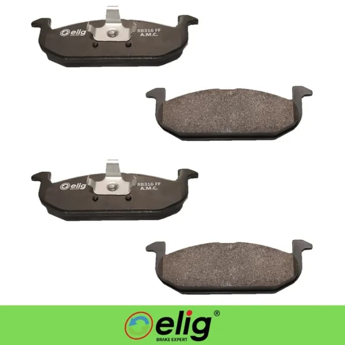 لنت ترمز جلو ام جی MG 3 الیگ کد ME36 — تصویر ۳