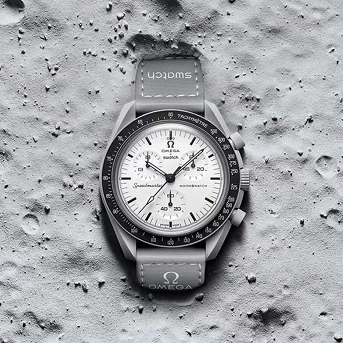 ساعت مچی زنانه/مردانه امگاسواچ OmegaSwatch مدل MOONSWATCH 1965 SO33M106 — تصویر ۶