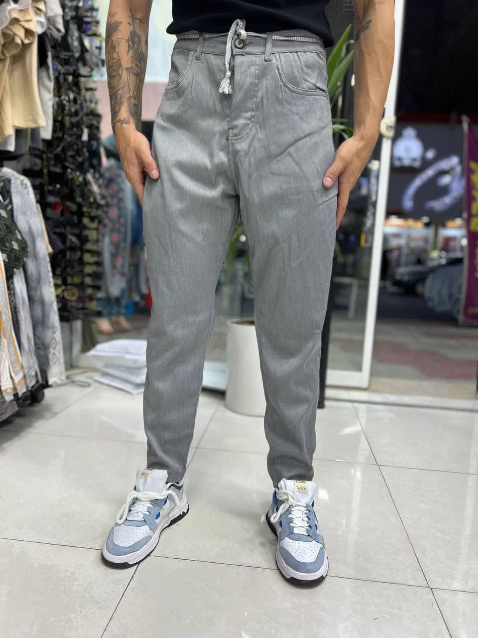 شلوار پارچه ای(مام فیت)