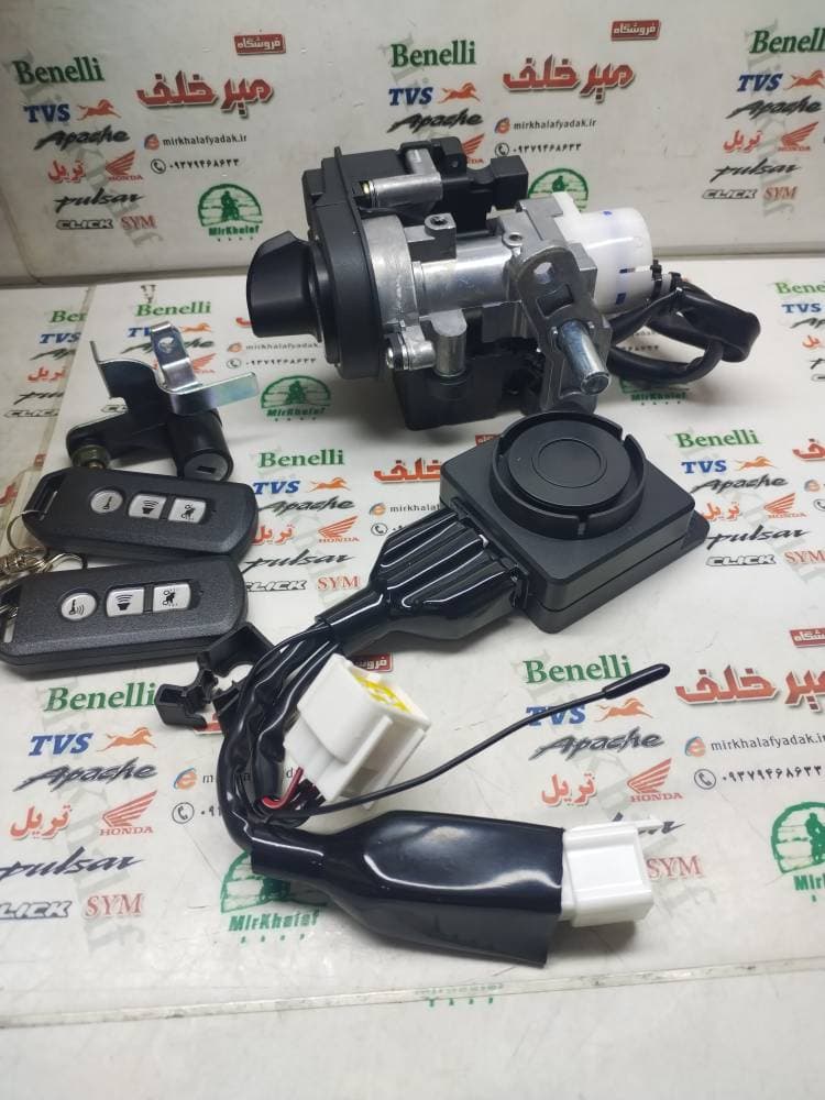 کیلس (سری سوییچ کامل) موتور یاماها طرح ایروکس و nvx جدید نیوفیس ریموت بلند (مدل فیش 4 تایی تک) — تصویر ۲