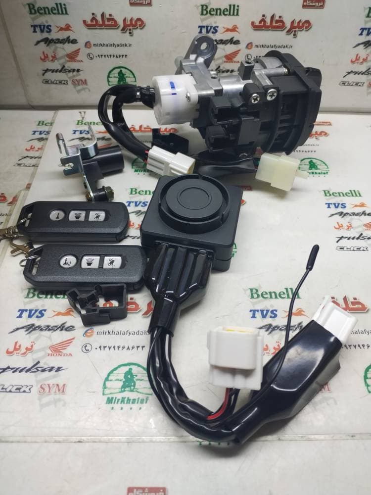 کیلس (سری سوییچ کامل) موتور یاماها طرح ایروکس و nvx جدید نیوفیس ریموت بلند (مدل فیش 4 تایی تک) — تصویر ۳