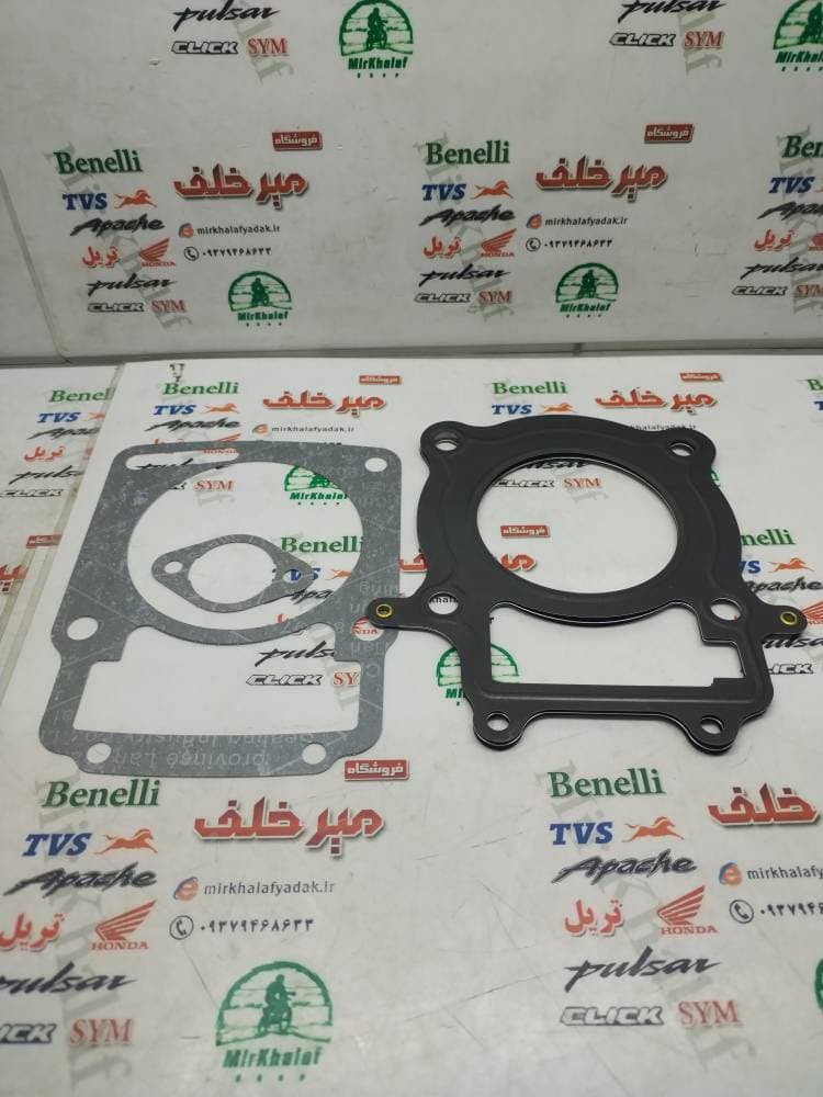 واشر سر (رو) و ته (زیر) سیلندر موتور تریل و برمودا