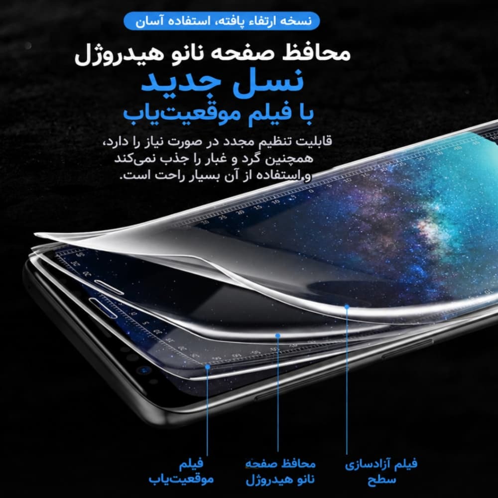 گلس Honor Magic6 Ultimate مدل نانو هیدروژل مات — تصویر ۷