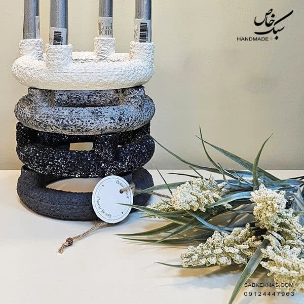 شمعدان 4 شعله گرد — تصویر ۲