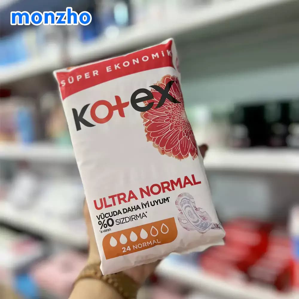 نوار بهداشتی کوتکس نرمال مدل Ultra Normal بسته 24 عددی — تصویر ۳