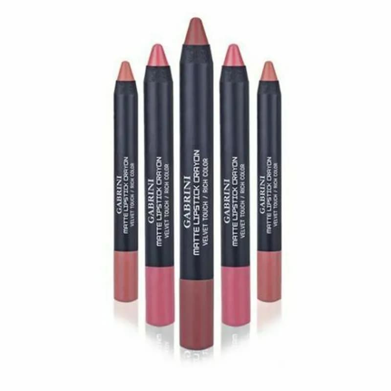رژلب مدادی گابرینی مدل Matte Lipstick Crayon پک B
