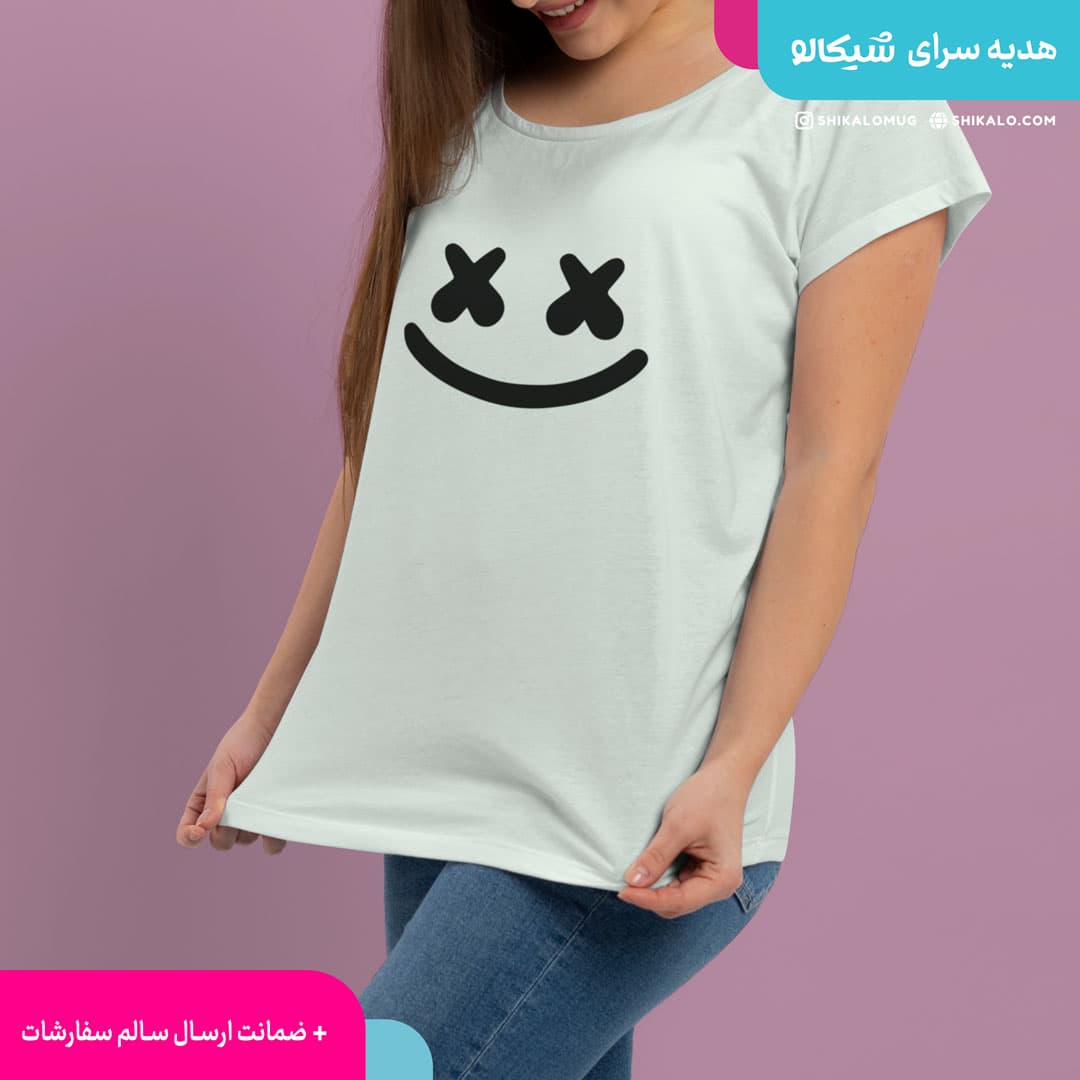 تیشرت طرح مارشمالو — تصویر ۳