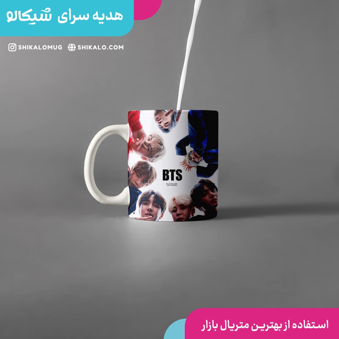 ماگ طرح گروه بی تی اس — تصویر ۵