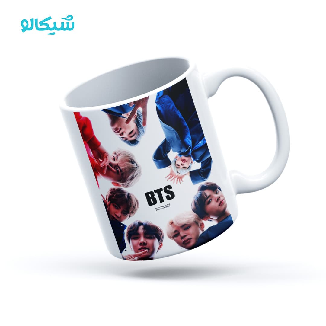 ماگ طرح گروه بی تی اس