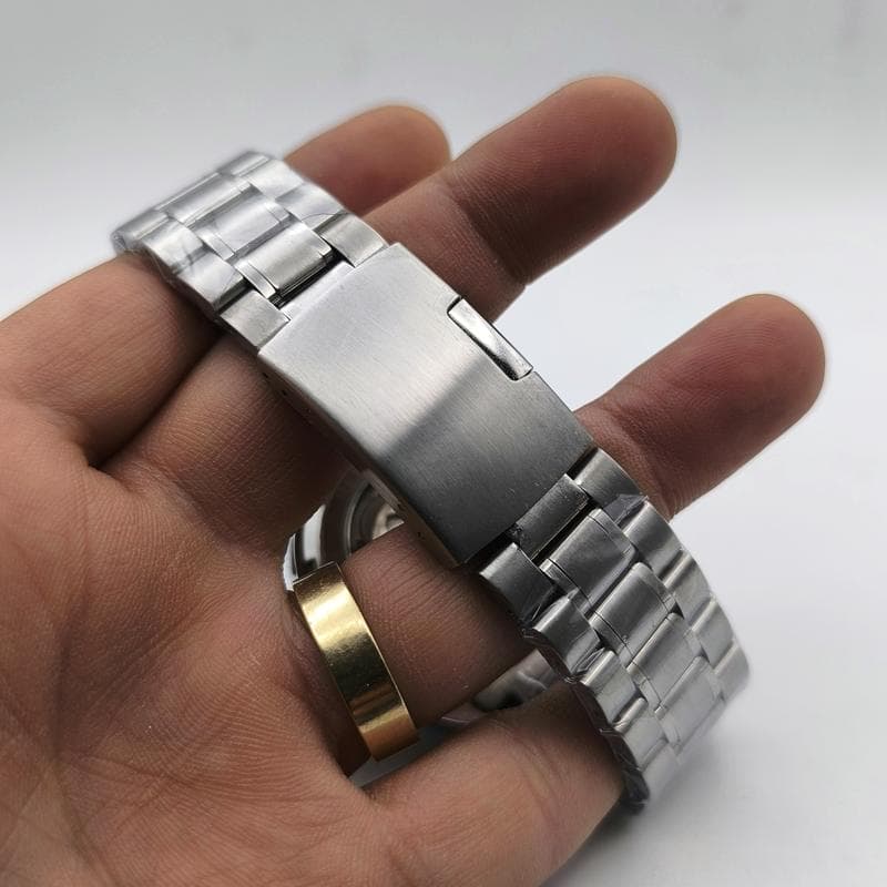 ساعت مردانه اتوماتیک کیمسون اورجینال – سه موتور فعال کرنو – پشت شیشه ای – 204901 — تصویر ۵
