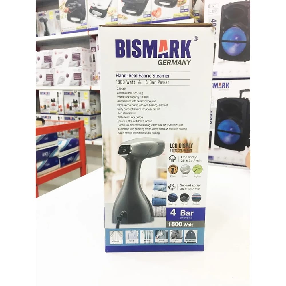 بخارشوی دستی بیسمارک مدل BISMARK-BM6625 (اورجینال) – 18 ماه کارت طلایی گارانتی – 60 ماه خدمات پس از فروش معتبر — تصویر ۳