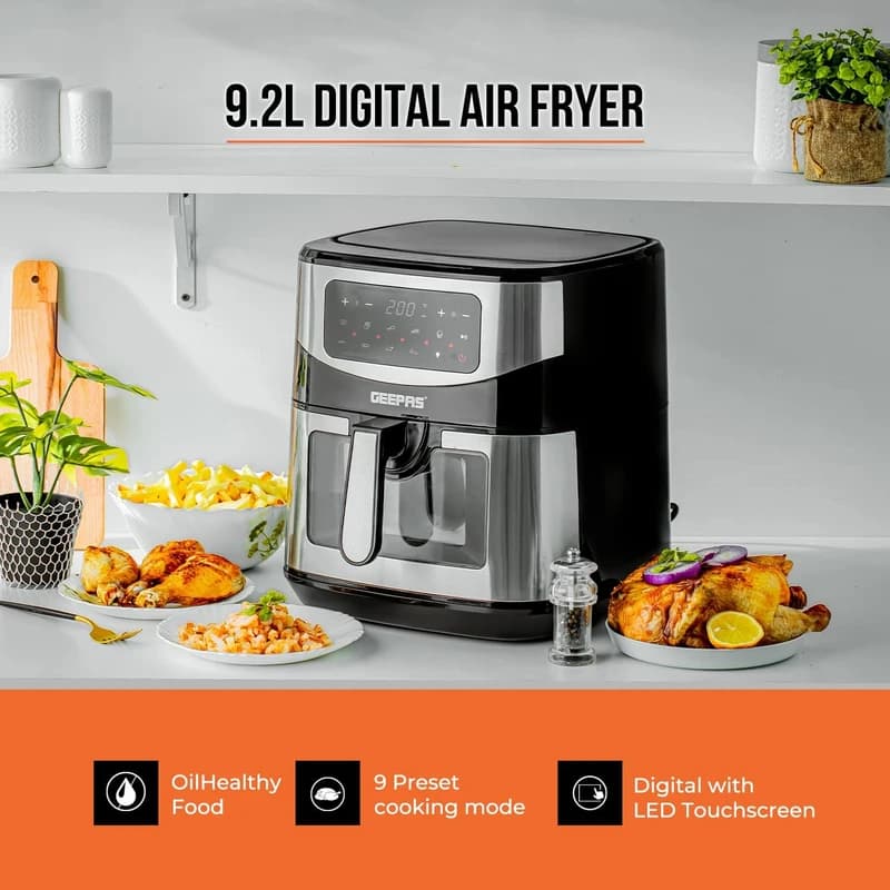 سرخ کن 9/2 لیتر جیپاس مدل GEEPAS GAF37524UK (اصل) — تصویر ۴