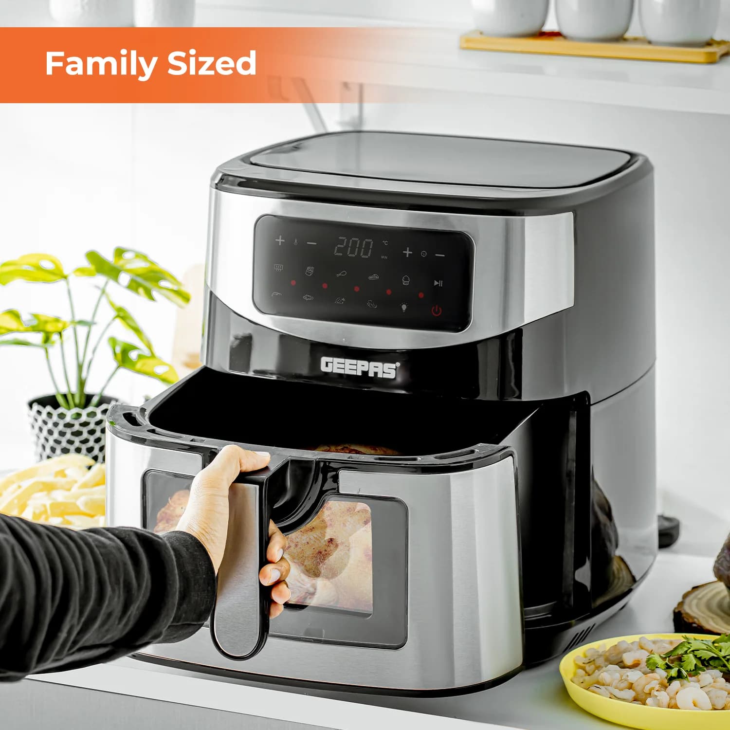 سرخ کن 9/2 لیتر جیپاس مدل GEEPAS GAF37524UK (اصل) — تصویر ۵