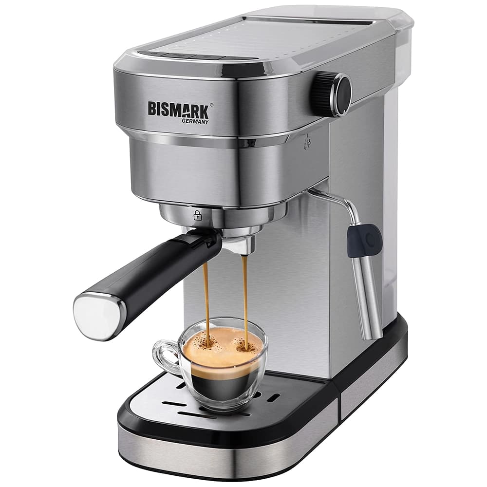اسپرسو ساز حرفه ای بیسمارک مدل BISMARK-BM2260 (اورجینال) – 18 ماه کارت طلایی گارانتی – 60 ماه خدمات پس از فروش معتبر
