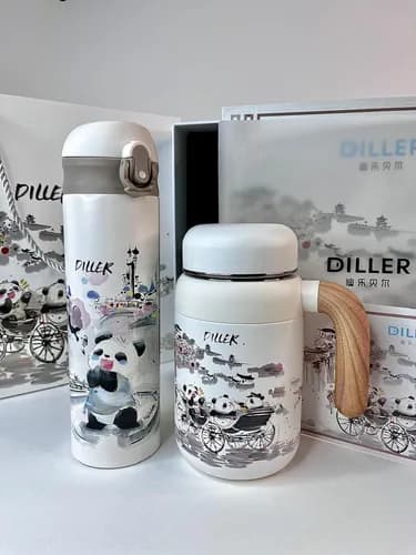 ست فلاسک و قمقمه کودک طرح پاندا Diller — تصویر ۵