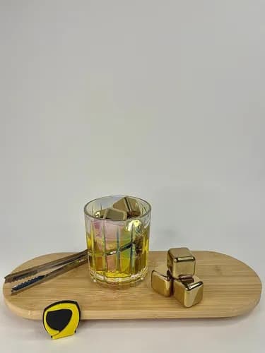 یخ استیل طلایی 8 عددی — تصویر ۴