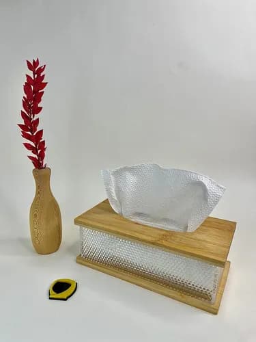 جای دستمال بامبو اکرولیکی