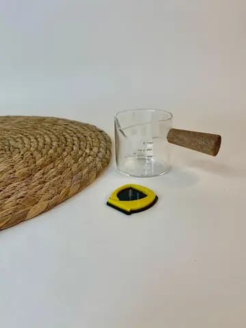 سس خوری تک لبه پیرکس با دسته چوبی — تصویر ۲