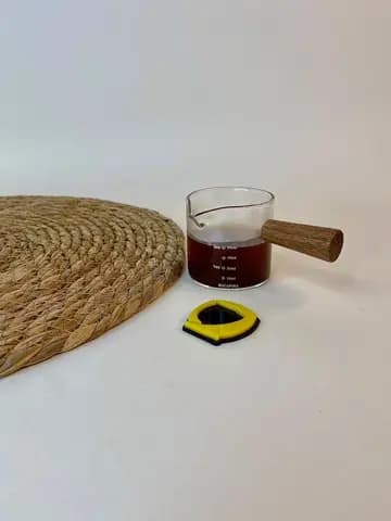 سس خوری تک لبه پیرکس با دسته چوبی