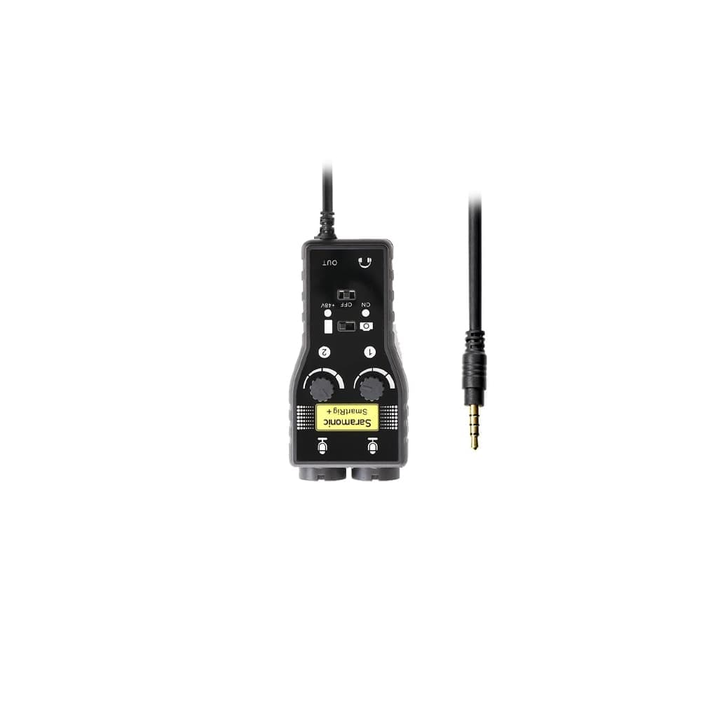رابط صوتی تخصصی موبایل و دوربین Saramonic SmartRig Plus