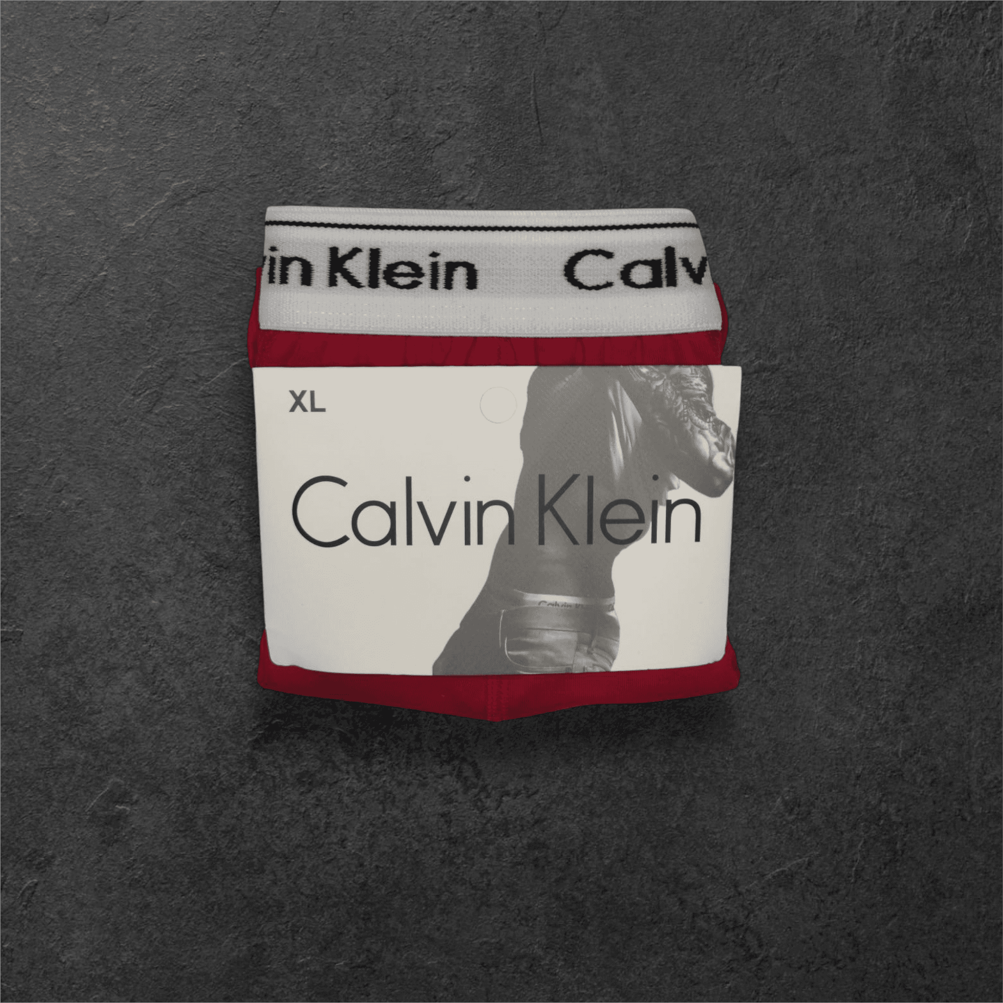 شورت مردانه اسلیپ مدل Calvin Klein کد sl-08127 رنگ قرمز — تصویر ۴