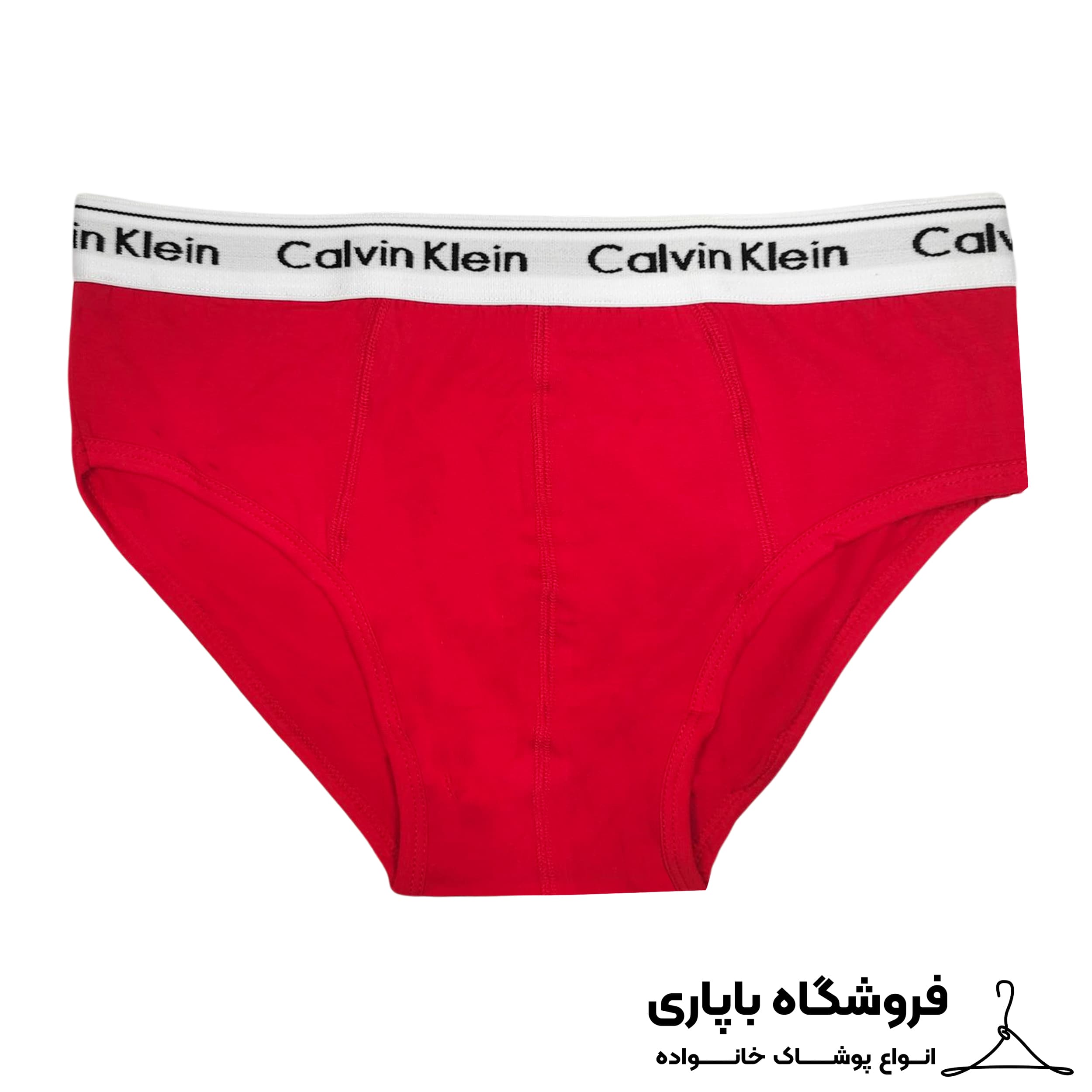 شورت مردانه اسلیپ مدل Calvin Klein کد sl-08127 رنگ قرمز — تصویر ۲
