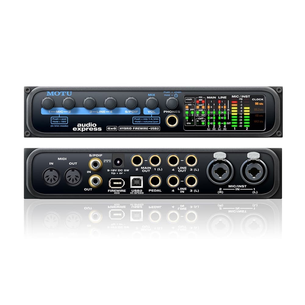 کارت صدا نیمه رکمونت MOTU Audio Express — تصویر ۶