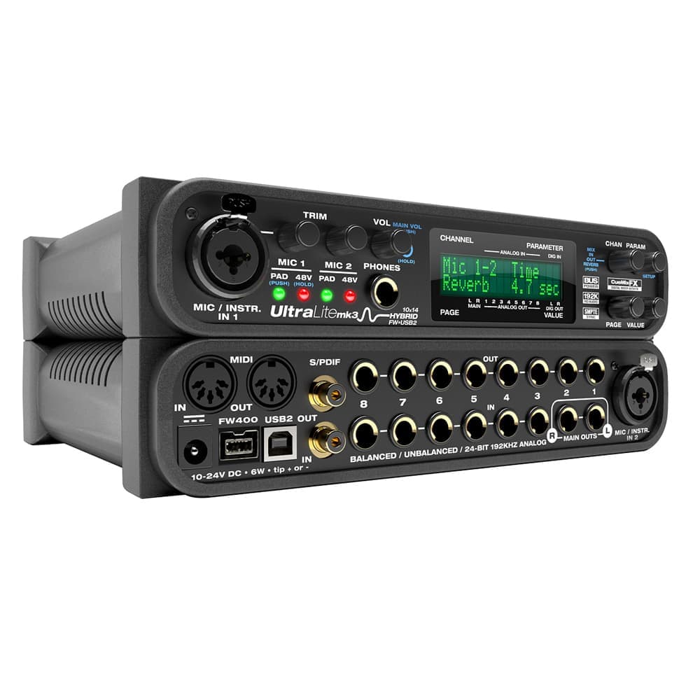 کارت صدا نیمه رکمونت MOTU UltraLite-MK3 Hybrid — تصویر ۵