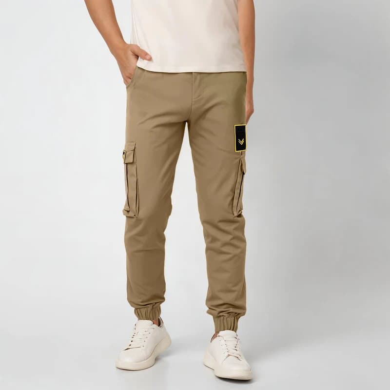 شلوار اسلش مردانه صدرا مدل BOY LONDON کد R-40224 رنگ کرم
