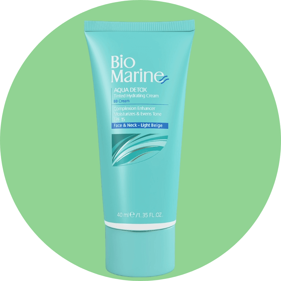 کرم رطوبت رسان رنگی SPF15 بایومارین مدل بژ روشن حجم 40 میلی لیتر