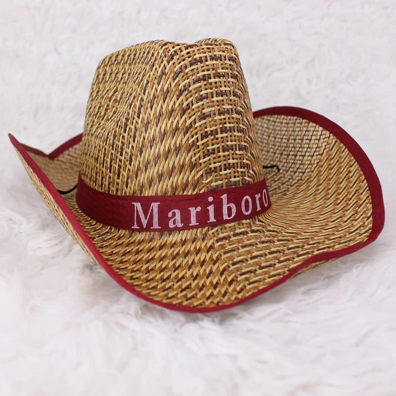 کلاه حصیری مدل کابوی Mariboro — تصویر ۲
