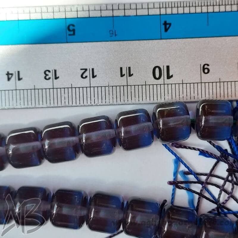 تسبیح سندلوس اصل بودار 47 دانه تراش استوانه‌ای کد 803 — تصویر ۶