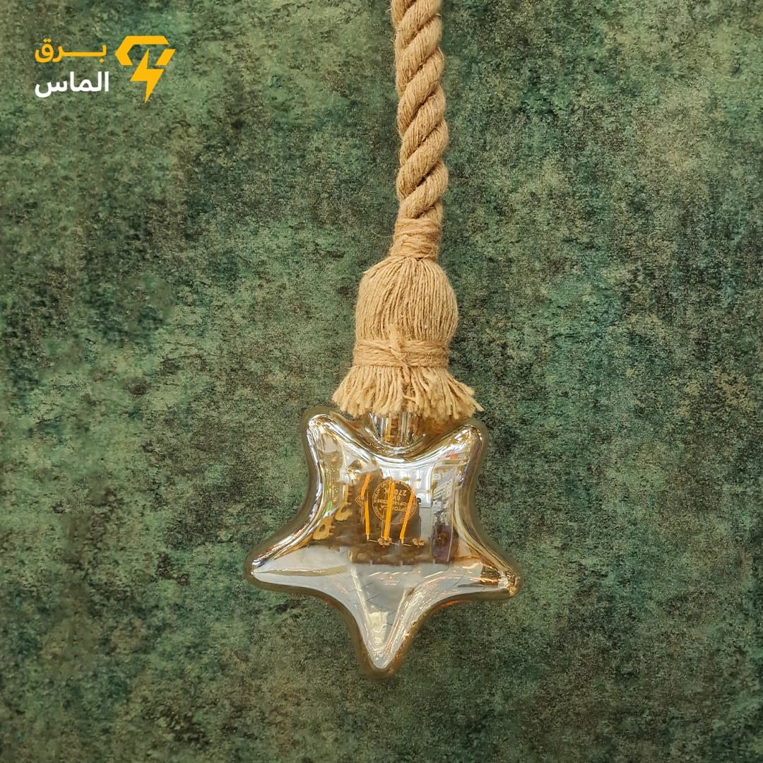 لامپ ادیسونی فلامنتی ۶ وات طرح ستاره اپتونیکا — تصویر ۲