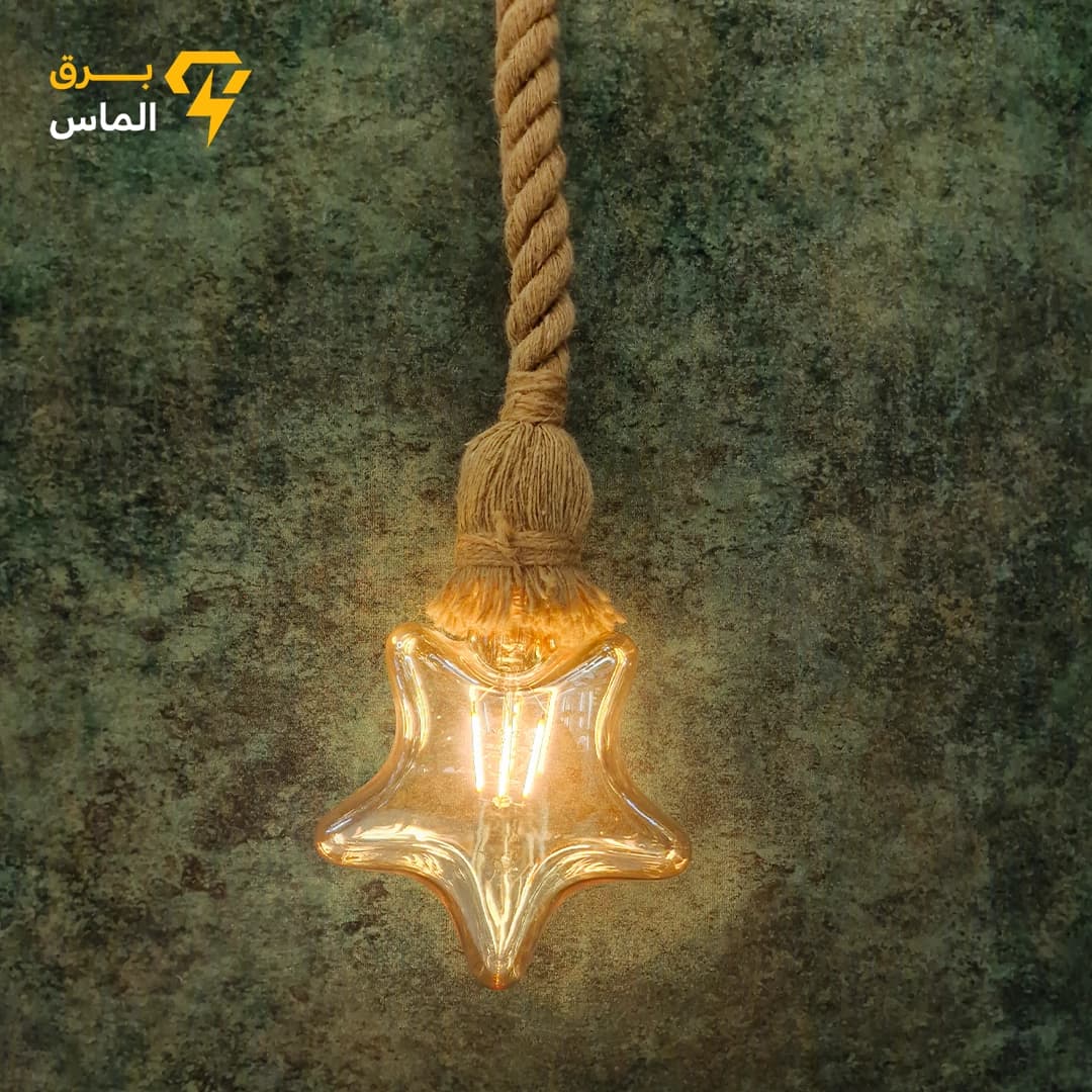 لامپ ادیسونی فلامنتی ۶ وات طرح ستاره اپتونیکا — تصویر ۳