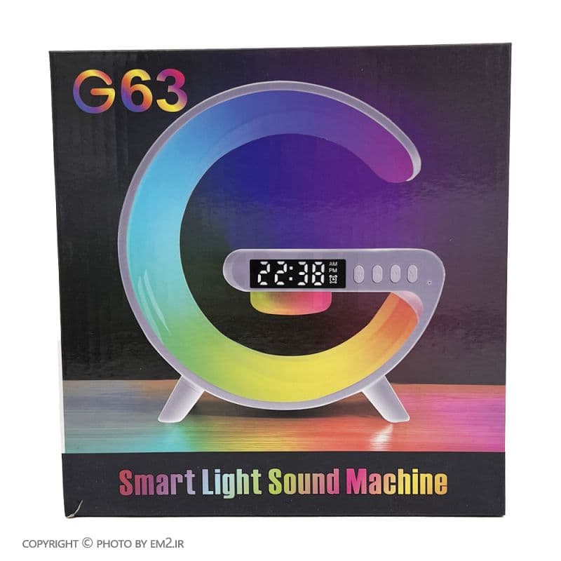اسپیکر بلوتوث مدل G63 – ساعت اسپیکر و شارژر وایرلس — تصویر ۵