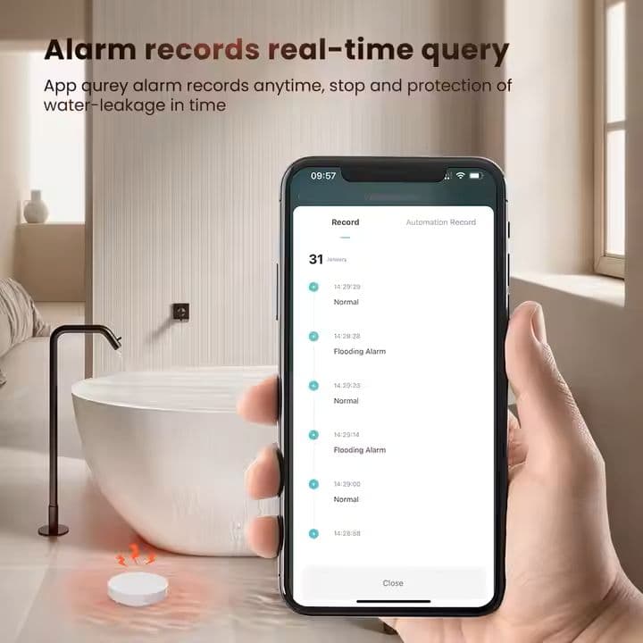 سنسور نشت آب هوشمند AVATTO ZWS16 — تصویر ۵